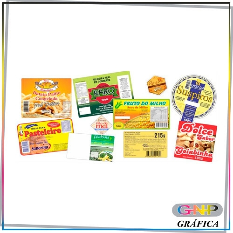 Etiqueta para Alimentos Preço Piqueri - Rótulo Adesivo para Embalagem