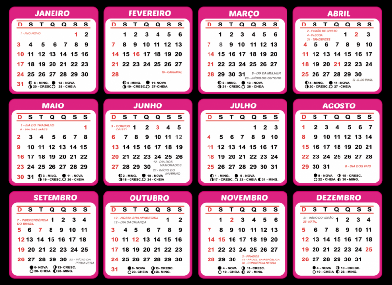 Onde Comprar Calendário Folha A4 2021 Bras Leme - Folha Calendário