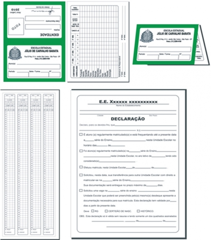 Orçamento de Impressão Boletim Escolar Vila Matilde - Impressão de Declaração de Escolaridade