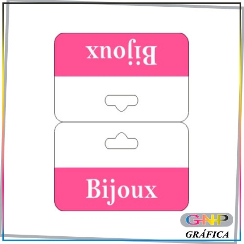 Solapas para Bijuterias Itaquera - Impressão de Salopas