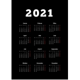 calendário 2021 folha a4 ultramarino