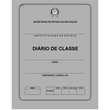 onde comprar diário de classe escolar Engenheiro Goulart